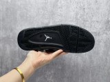 Perfect Air Jordan 4 Black/Silver