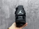 Perfect Air Jordan 4 Black/Silver