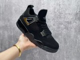 Perfect Air Jordan 4 Black/Silver