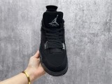Perfect Air Jordan 4 Black/Silver