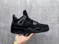 Perfect Air Jordan 4 Black/Silver