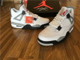 Authentic Air Jordan 4 “White Cement”