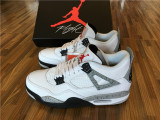 Authentic Air Jordan 4 “White Cement”