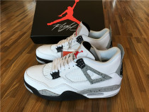 Authentic Air Jordan 4 “White Cement”