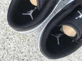 Authentic Air Jordan 1 Low OG GS Silver/Black/White
