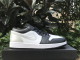 Authentic Air Jordan 1 Low OG GS Silver/Black/White
