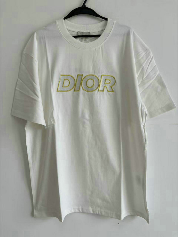 Dior Short Round Collar T-shirt XXXL (3)