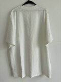 LV Short Round Collar T-shirt XXL (2)