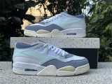 Authentic  Air Jordan 4 RM White/Diffused Blue/Ashen Slate