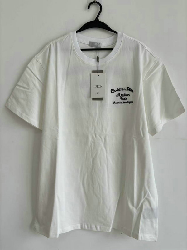 Dior Short Round Collar T-shirt XXL (2)