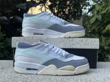 Authentic  Air Jordan 4 RM White/Diffused Blue/Ashen Slate