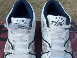 Authentic Nike Air Flight 89 Grey/White/Blue