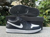 Authentic Air Jordan 1 Low GS Black/White
