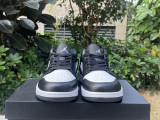 Authentic Air Jordan 1 Low GS Black/White