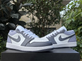 Authentic Air Jordan 1 Low GS Purple/White