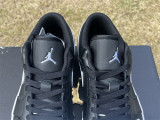 Authentic Air Jordan 1 Low GS Black/White