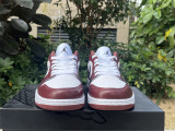 Authentic Air Jordan 1 Low GS Black/Red/White