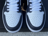 Authentic Air Jordan 1 Low GS Purple/White