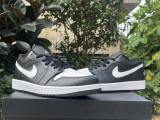 Authentic Air Jordan 1 Low GS Black/White