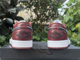 Authentic Air Jordan 1 Low GS Black/Red/White