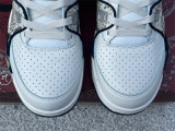 Authentic Nike Air Flight 89 Grey/White/Blue