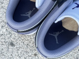 Authentic Air Jordan 1 Low GS Purple/White