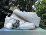 Authentic Air Jordan 1 Low GS Phantom/Football Grey/White