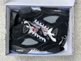 Authentic Air Jordan 5 “Black Metallic Reimagined”  (Restocking now)