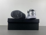 Authentic Air Jordan 1 Low Silver/Black/White