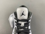 Authentic Air Jordan 1 Low Silver/Black/White