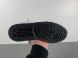 Authentic Air Jordan 1 Low Silver/Black/White