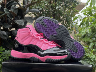 Perfect Air Jordan 11 Rose Pink/Black