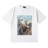 Purple Brand Short Round Collar T-shirt S-XL (34)