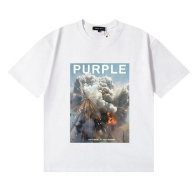 Purple Brand Short Round Collar T-shirt S-XL (34)