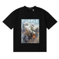 Purple Brand Short Round Collar T-shirt S-XL (35)