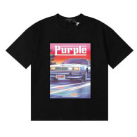Purple Brand Short Round Collar T-shirt S-XL (40)