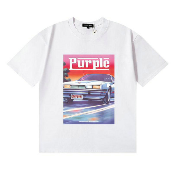 Purple Brand Short Round Collar T-shirt S-XL (41)