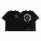 Chrome Hearts Short Round Collar T-shirt S-XL (117)