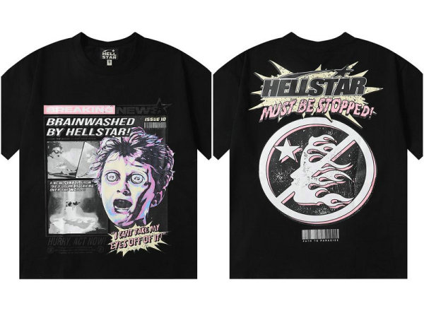 Hellstar Short Round Collar T-shirt S-XL (50)