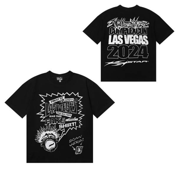 Hellstar Short Round Collar T-shirt S-XL (60)