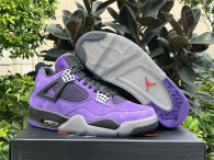 Authentic Travis Scott x Air Jordan 4 Purple