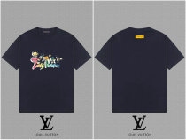 LV Short Round Collar T-shirt XS-XL (6)