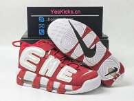 Perfect Supreme x Nike Air More Uptempo Red/White
