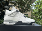 Authentic Air Jordan 4 White Cement 2025