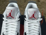 Authentic Air Jordan 4 White Cement 2025