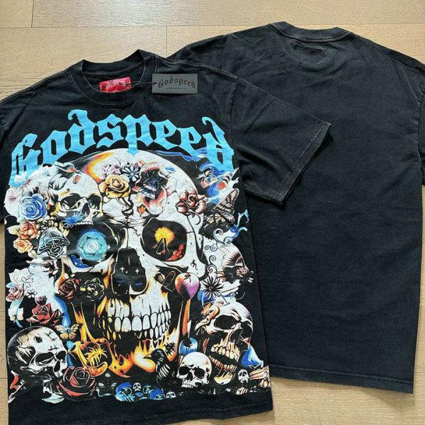 Godspeed Short Round Collar T-shirt S-XL (24)