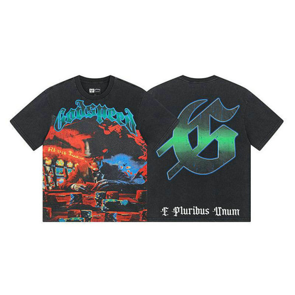 Godspeed Short Round Collar T-shirt S-XL (3)