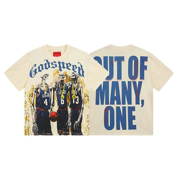Godspeed Short Round Collar T-shirt S-XL (59)