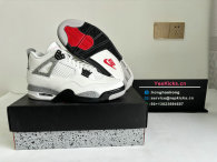 Authentic Air Jordan 4 White Cement 2025