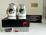 Authentic Air Jordan 4 White Cement 2025